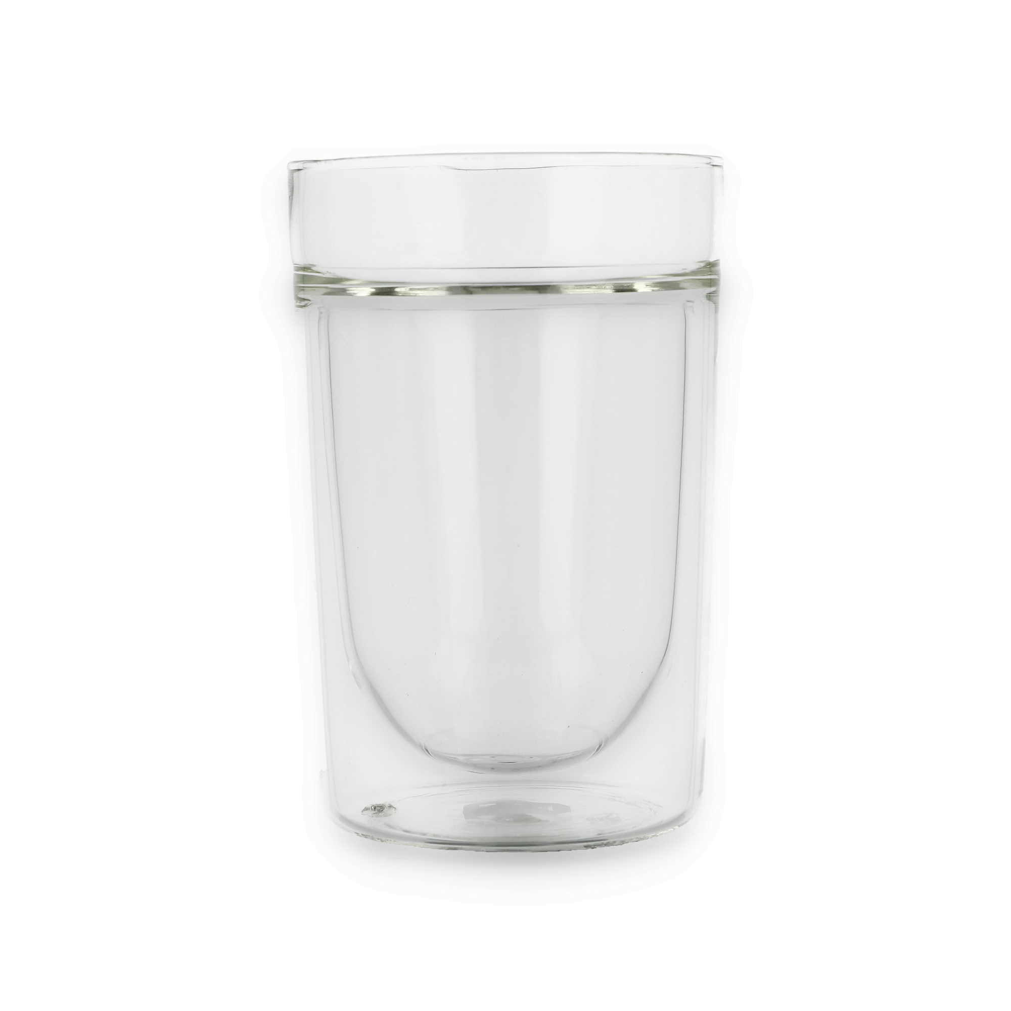 Double walled glass large clear