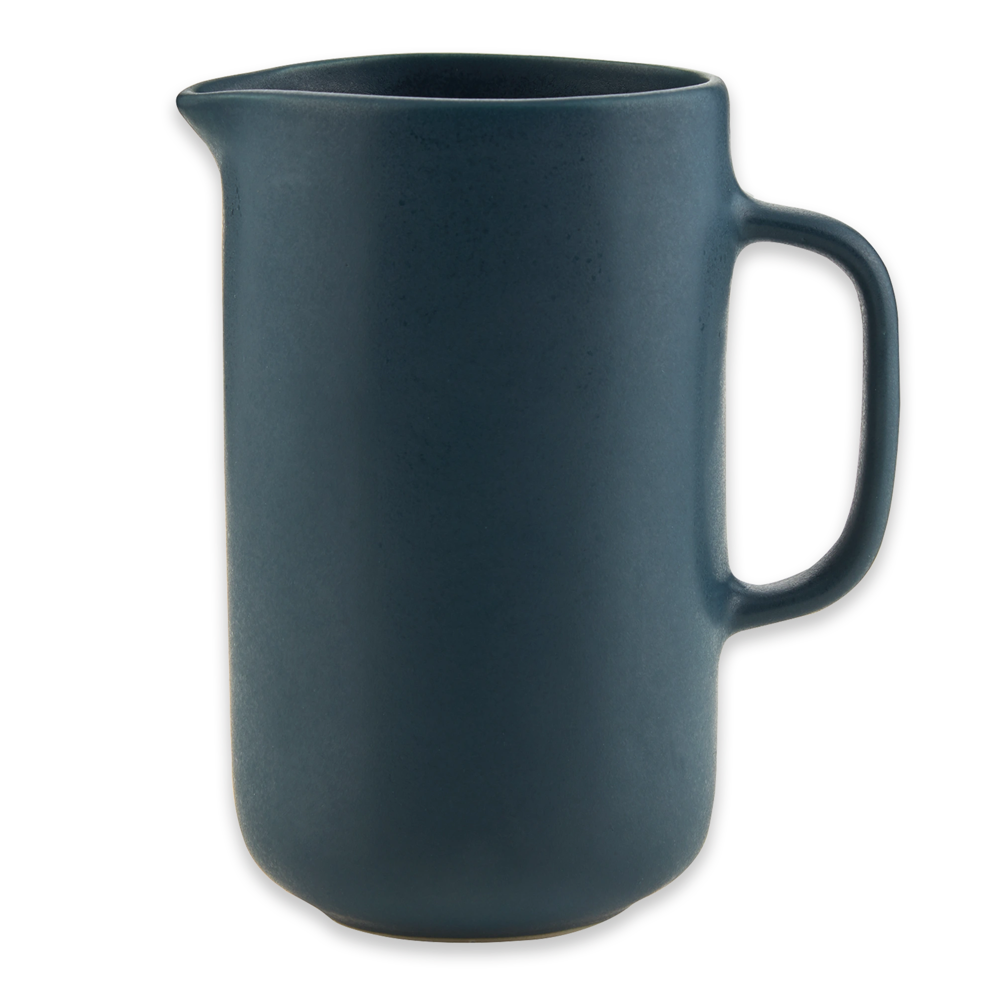 Stoneware Pitcher Dark Blue